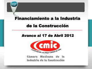 Financiamiento a la Industria de la Construcción