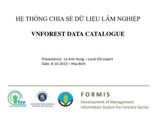 HỆ THỐNG CHIA SẺ DỮ LIỆU LÂM NGHIỆP VNFOREST DATA CATALOGUE