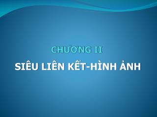 CHƯƠNG II