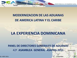 MODERNIZACION DE LAS ADUANAS DE AMERICA LATINA Y EL CARIBE LA EXPERIENCIA DOMINICANA