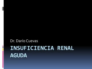 Insuficiencia renal aguda