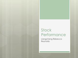 Stock Performance