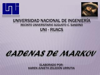 Universidad nacional de ingeniería recinto universitario augusto c. sandino Uni - ruacs