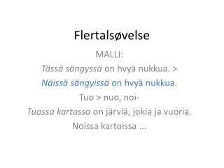 Flertalsøvelse