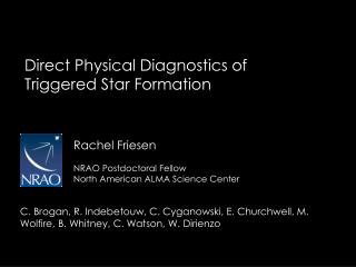 Direct Physical Diagnostics of Triggered Star Formation