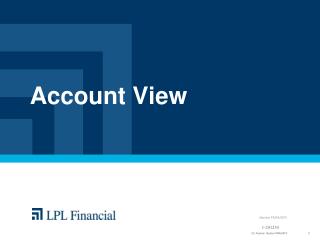 Account View