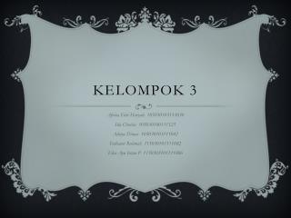 Kelompok 3