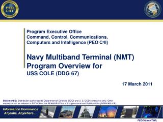 Program Executive Office Command, Control, Communications, Computers and Intelligence (PEO C4I)