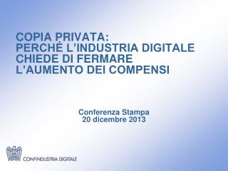 COPIA PRIVATA: PERCHÉ L’INDUSTRIA DIGITALE CHIEDE DI FERMARE L’AUMENTO DEI COMPENSI