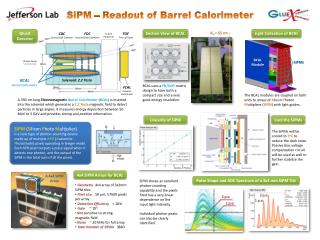 SiPM – Readout of Barrel Calorimeter