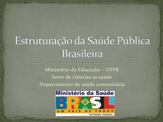 Estruturação da Saúde Pública Brasileira