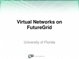Virtual Networks on FutureGrid