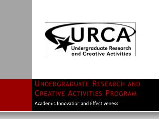 Undergraduate Research and Creative Activities Program