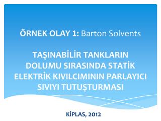 KİPLAS, 2012