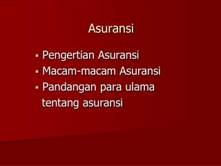 Asuransi