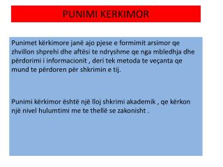 PUNIMI KERKIMOR