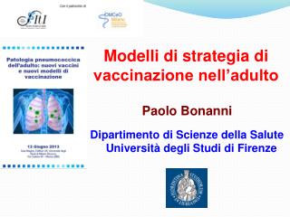 Modelli di strategia di vaccinazione nell’adulto