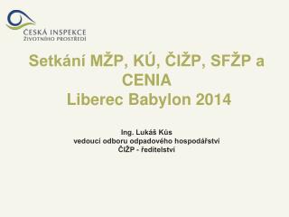 Obsah prezentace