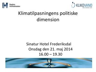 Klimatilpasningens politiske dimension
