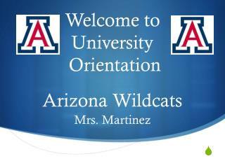 Welcome to University Orientation
