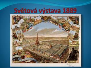 Světová výstava 1889