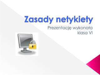 Zasady netykiety