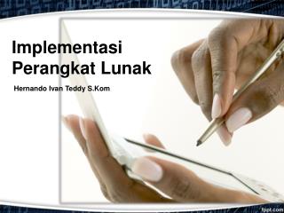 Implementasi Perangkat Lunak