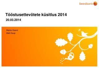 Tööstusettevõtete küsitlus 2014