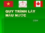 QUY TRINH LY MU NUC