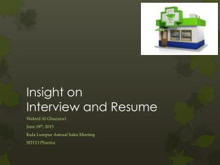 Insight on Interview and Resume