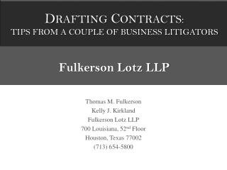 Fulkerson Lotz LLP