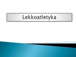 Lekkoatletyka