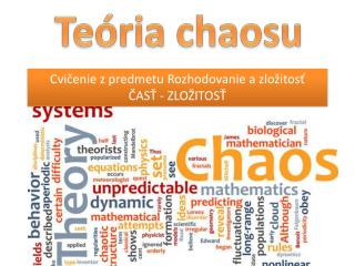 Teória chaosu