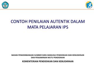 CONTOH PENILAIAN AUTENTIK DALAM MATA PELAJARAN IPS