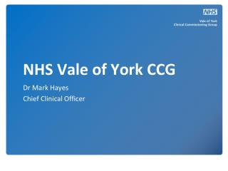 NHS Vale of York CCG