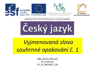 Český jazyk