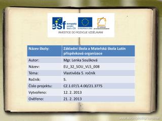 Anotace: nové učivo poslech budovatelské písně