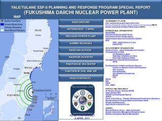 YALE/TULANE ESF-8 PLANNING AND RESPONSE PROGRAM SPECIAL REPORT