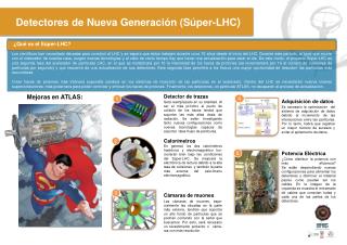 Detectores de Nueva Generación (Súper-LHC )