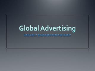 Global Advertising