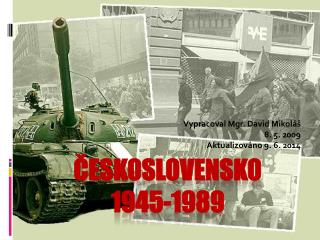 Československo 1945-1989