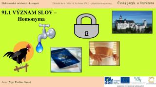 91.1 VÝZNAM SLOV – Homonyma