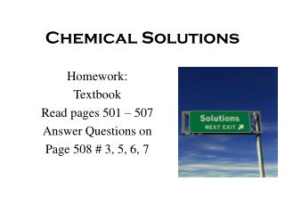 Chemical Solutions