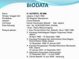 BIODATA