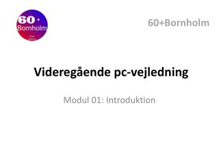 Videregående pc-vejledning