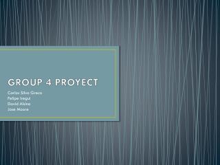 GROUP 4 PROYECT