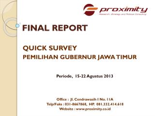 FINAL REPORT
