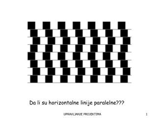 Da li su horizontalne linije paralelne???