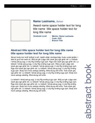 Name Lastname , School