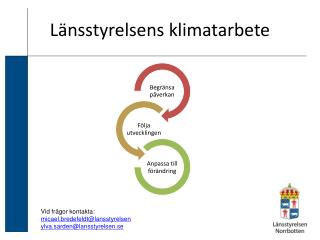 Länsstyrelsens klimatarbete